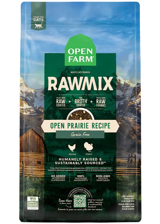 Open Farm - Rawmix Croquettes pour Chats - Variétés de Saveur Open Farm