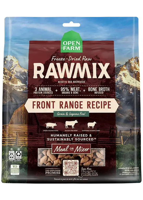 Open Farm - Rawmix Nourriture Crue Lyophilisée - Variétés de Saveur Open Farm