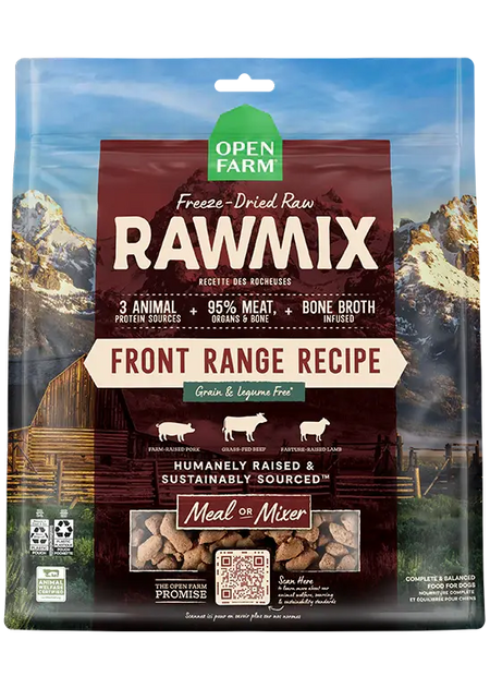 Open Farm - Rawmix Nourriture Crue Lyophilisée - Variétés de Saveur Open Farm