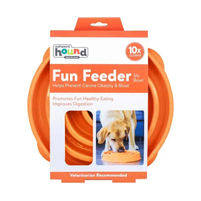 Outward Hound Fun Feeder - Mangeoire Amusante Bol ralentisseur pour chien Outward Hound