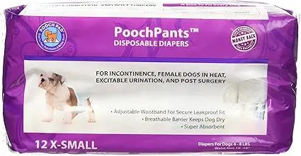 Pooch Pants - Couche Jetables (12) Pooch