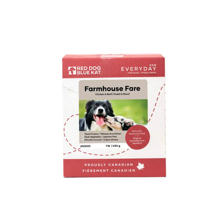 RDBK Everyday Chien - Assortiment de protéines variées Pack 1lb (4x0.25lb) Red Dog Blue Kat