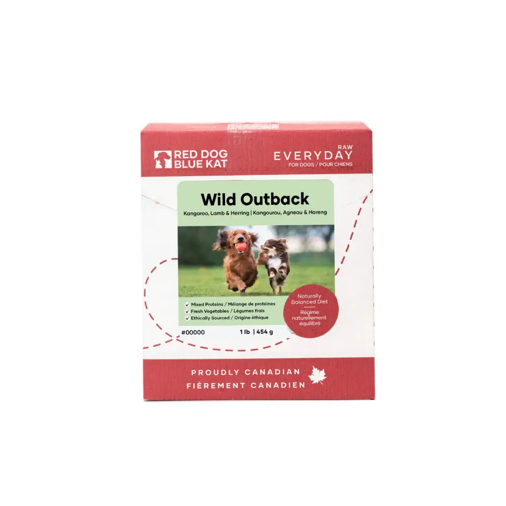 RDBK Everyday Chien - Assortiment de protéines variées Pack 1lb (4x0.25lb) Red Dog Blue Kat