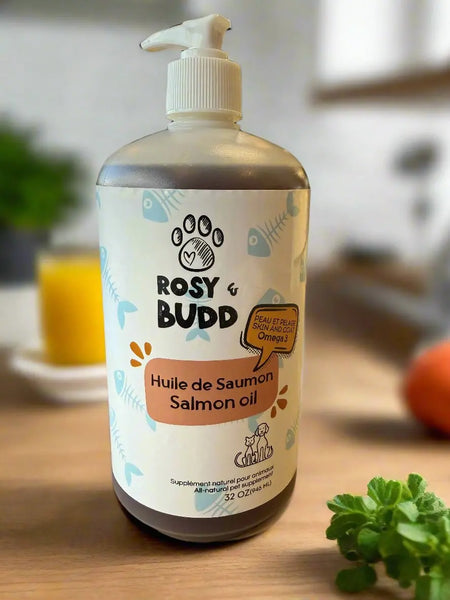 Rosy & Budd - Huile de Saumon 16 & 32oz Rosy & Budd