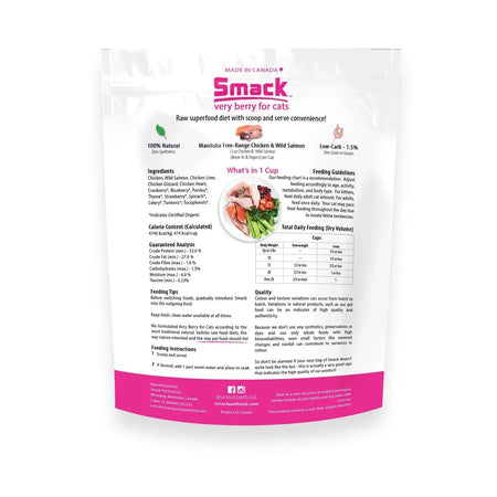 Smack - Baie Chats - Nourriture pour chats en différentes tailles Smack Pet Food