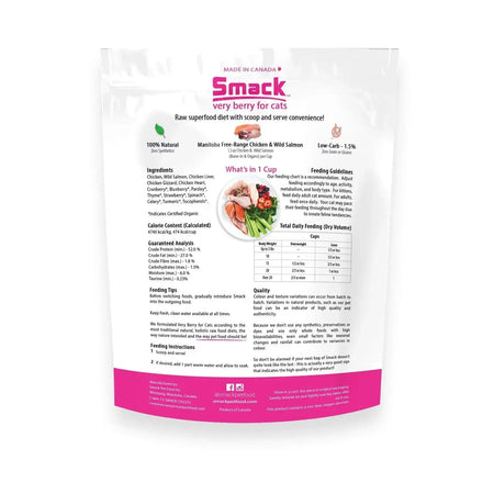 Smack - Baie Chats - Nourriture pour chats en différentes tailles Smack Pet Food