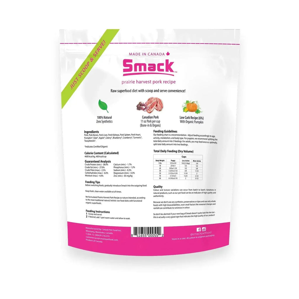 Smack - Porc des Prairies Smack Pet Food