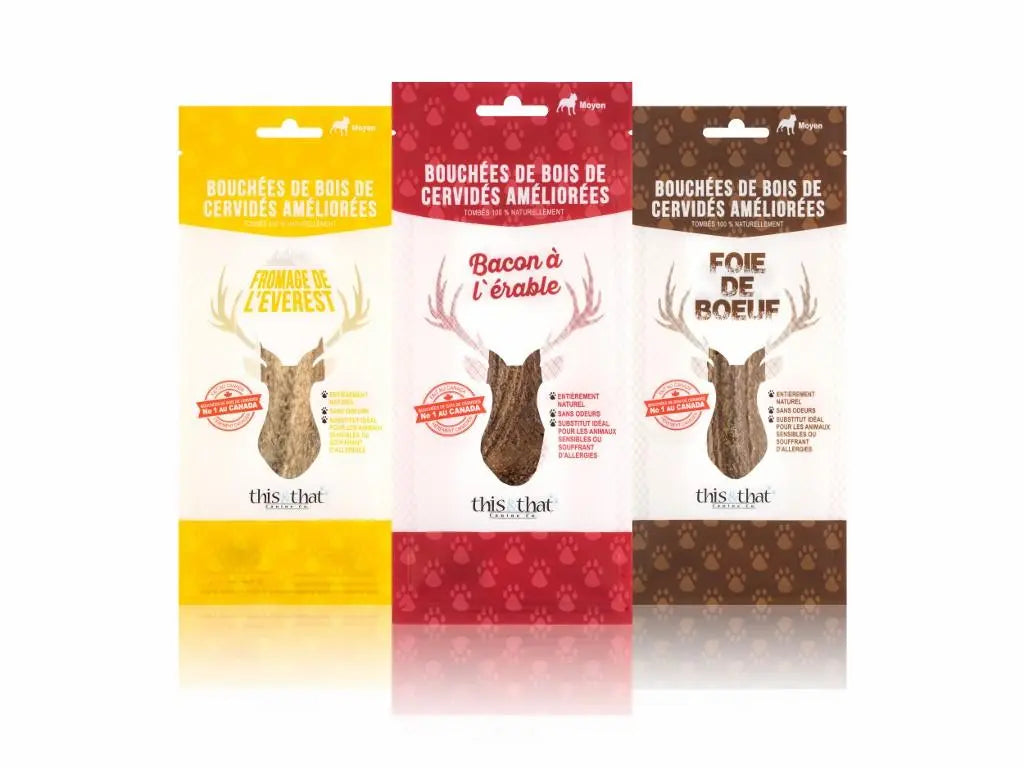 This & That - Antler Chews mastication en bois pour Chien This & That Canine