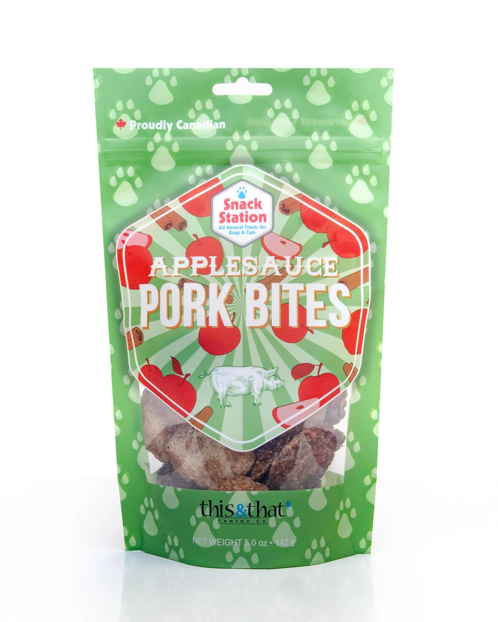 This & That - Bouchées de porc au pommes pour chien 142g This & That Canine