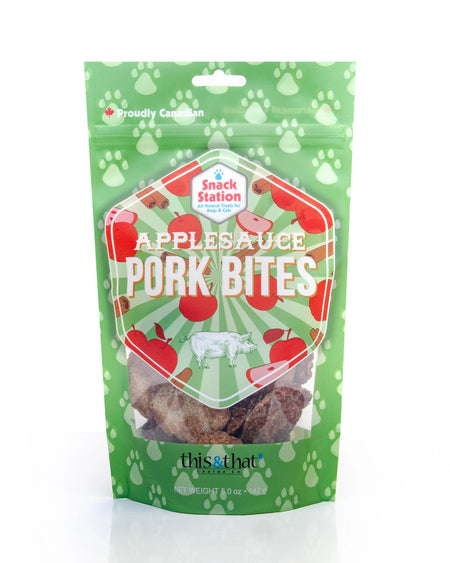 This & That - Bouchées de porc au pommes pour chien 142g This & That Canine