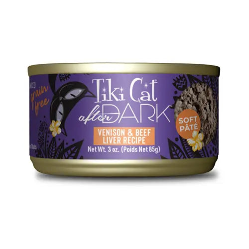 Tiki Cat - After Dark Pâté Moelleux 2.8 oz - Variétés de Saveur Tiki Cat