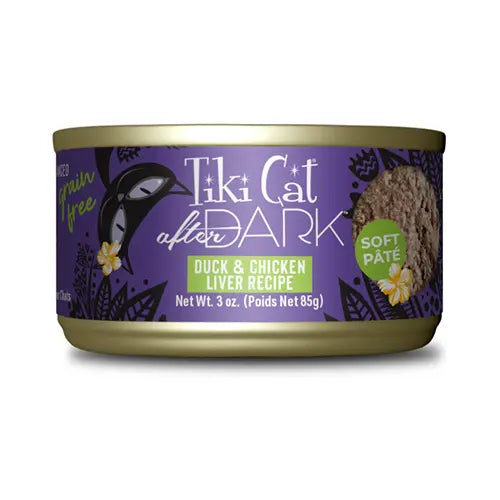 Tiki Cat - After Dark Pâté Moelleux 2.8 oz - Variétés de Saveur Tiki Cat