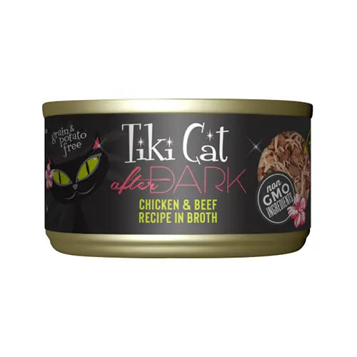 Tiki Cat - After Dark dans le Bouillon Humide - Variétés de Saveur Tiki Cat