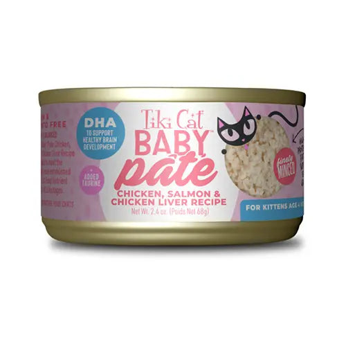 Tiki Cat - Pâté pour Bébé - Poulet & Saumon Tiki Cat