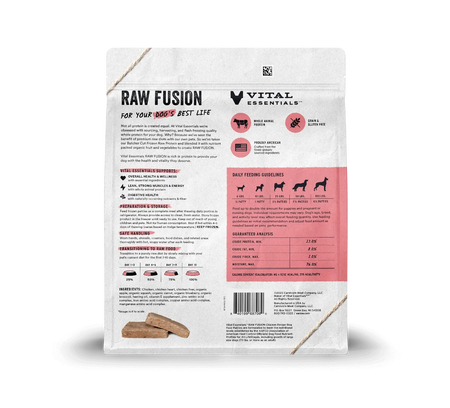 Vital Essentials - FUSION Pâté congelé riche en protéines pour chien Vital Essentials