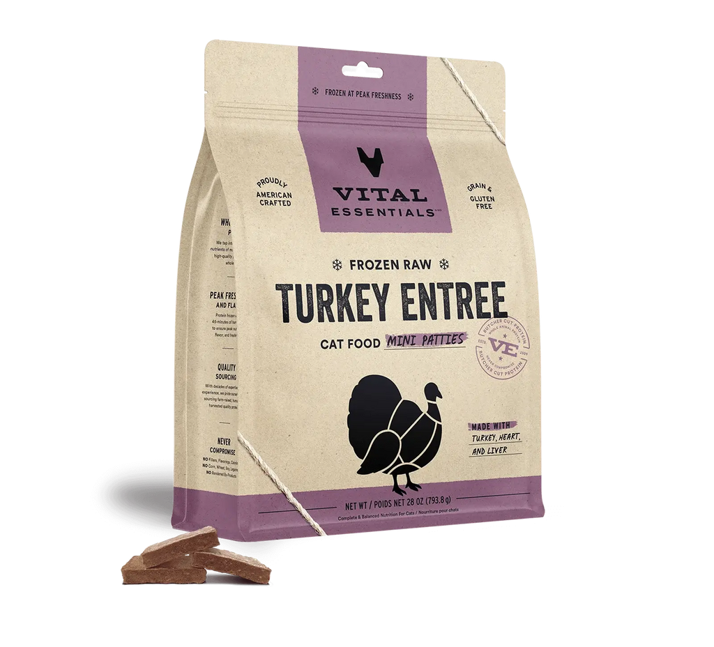 Vital Essentials - Galettes de viande crue congelé 28oz pour chat Vital Essentials