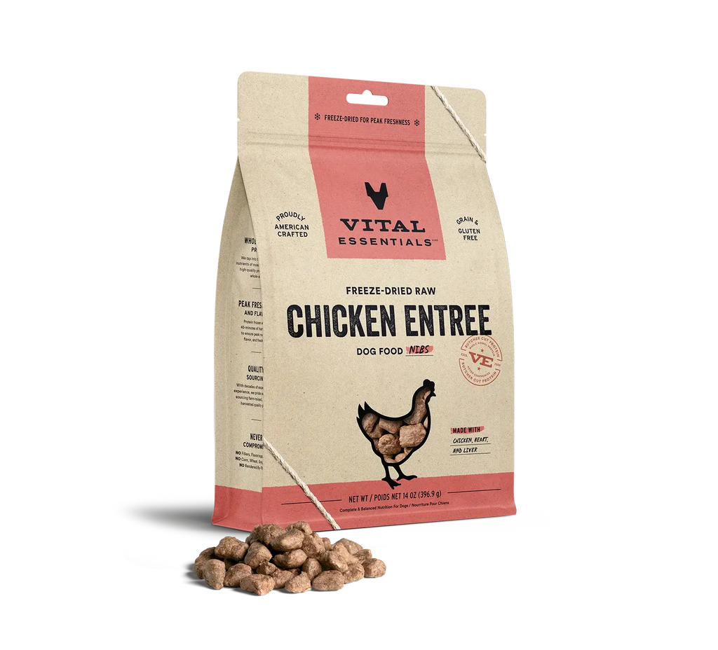 Vital Essentials - Mini galettes lyophilisées pour chien Vital Essentials