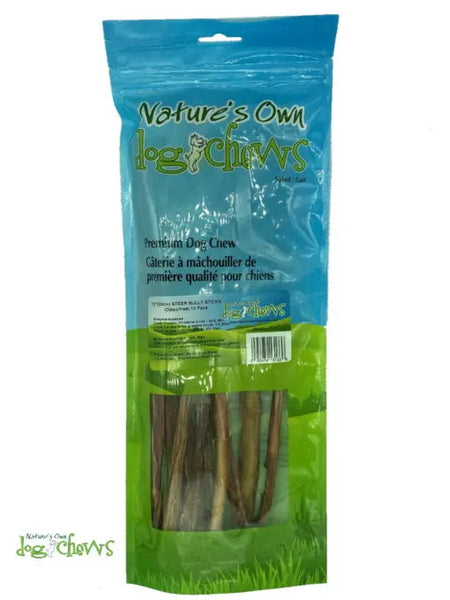 Vrac Nature's Own - Steer Bully Stick 12'' (10 morceaux) Nature's Own Dog Chew