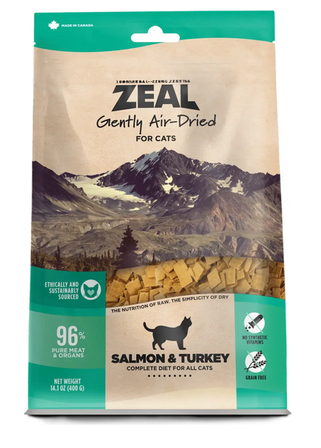 Zeal - Chat - Recette de Saumon et Dinde 14oz Zeal