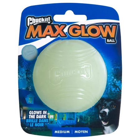 ChuckIt - Max Glow Balle pour chien fluorescente Medium ChuckIt