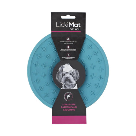 LickiMat - Splash Turquoise tapis à lécher pour chien LickiMat