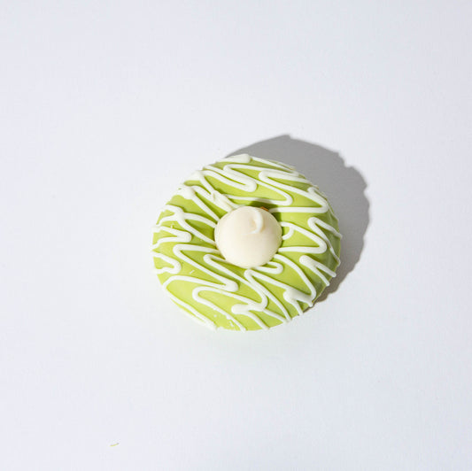 Matcha biscuit donut