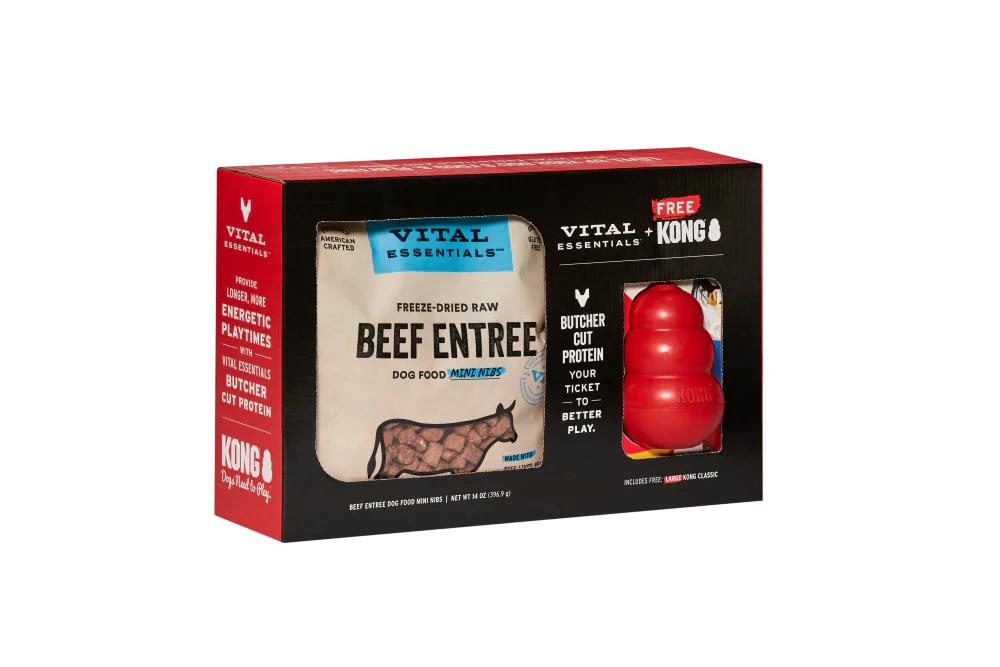 Vital Essential + Kong - Mini Nibs 14oz avec un Kong Classique