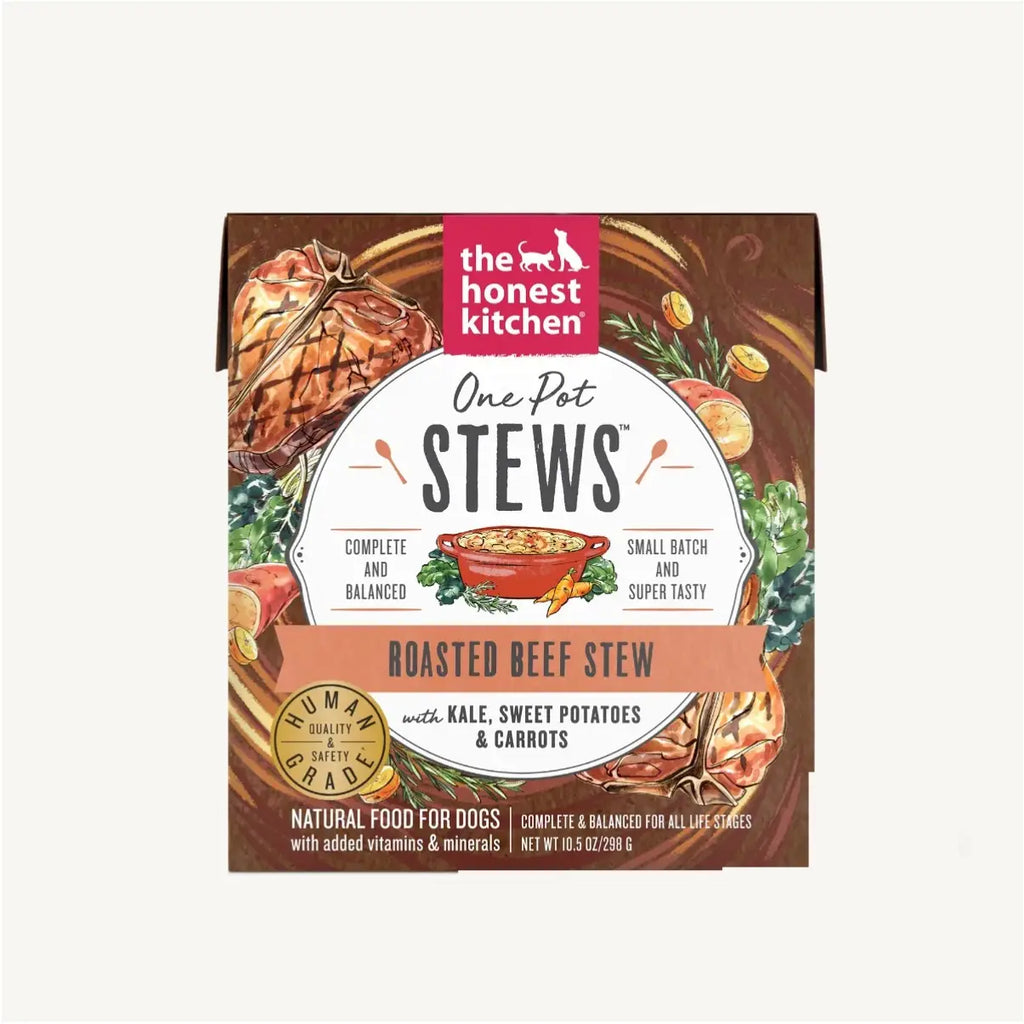 Honest Kitchen One Pot Stews - Roasted Beef Stew w/Kale 10.5oz The Honest Kitchen