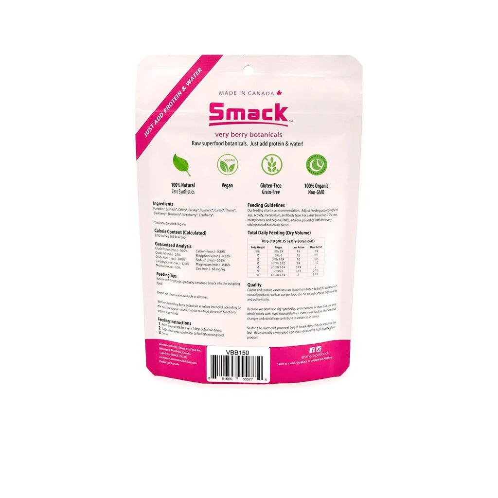 Smack - Baie de Botanique (150g) Smack Pet Food