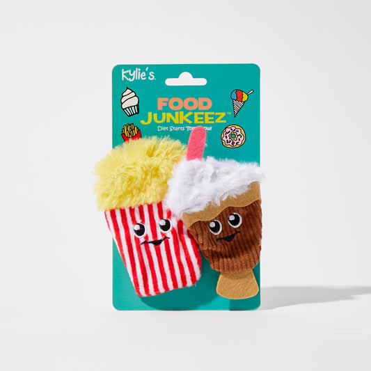 Popcorn & Milkshake Toys with Catnip