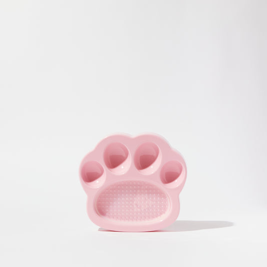 MINI PAW 2 in 1 Interactive Feeding Plate Pink