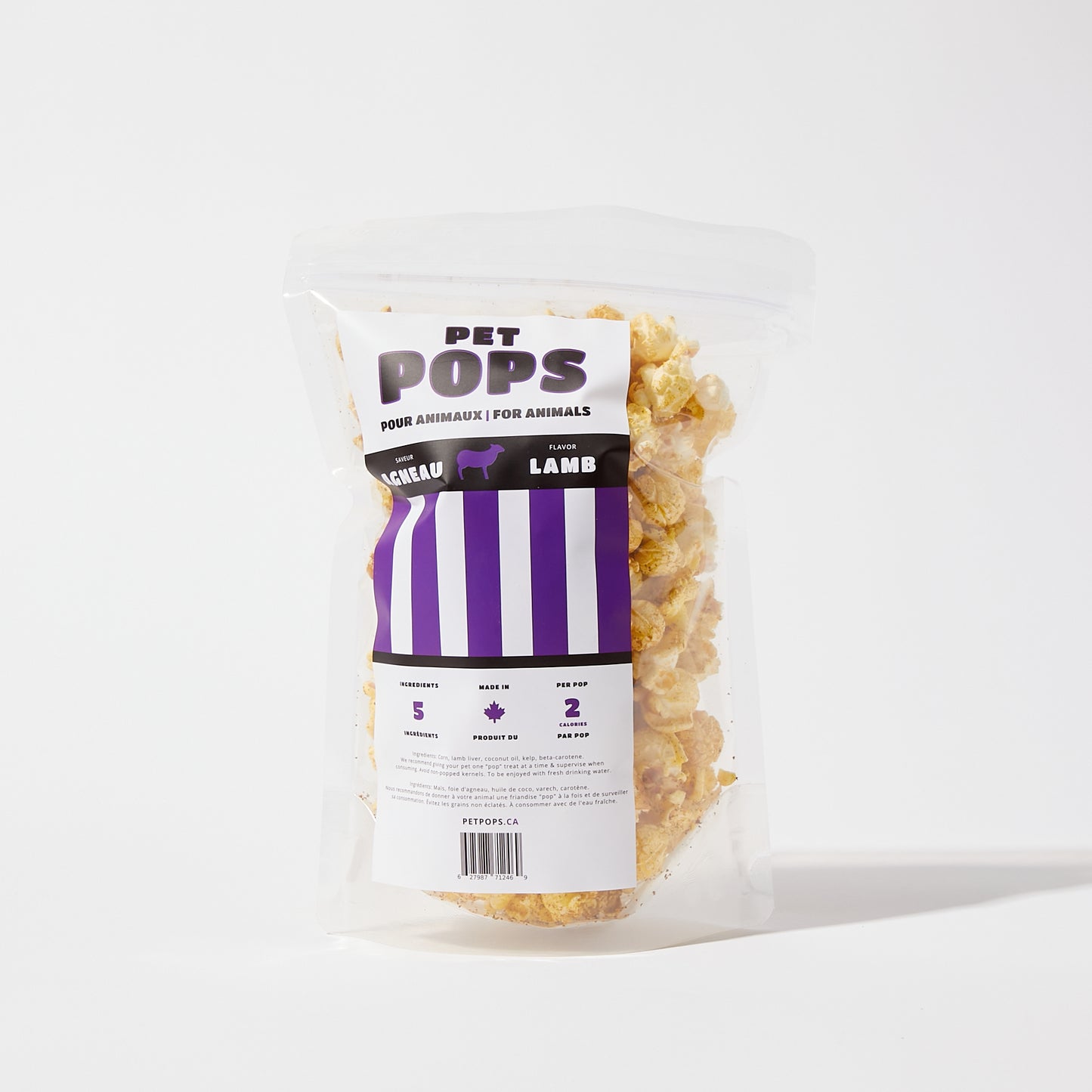 Popcorn à l'agneau