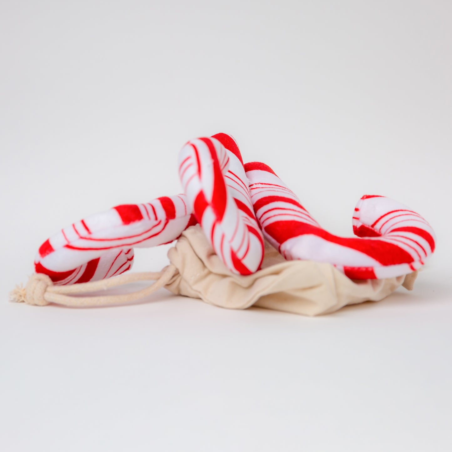 Christmas Candy Cane Interactive Plush Toy